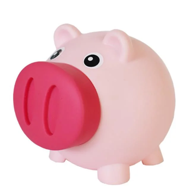 Promotional Cute Pig Shape Piggy Bank Plastic Piggy Bank Pig