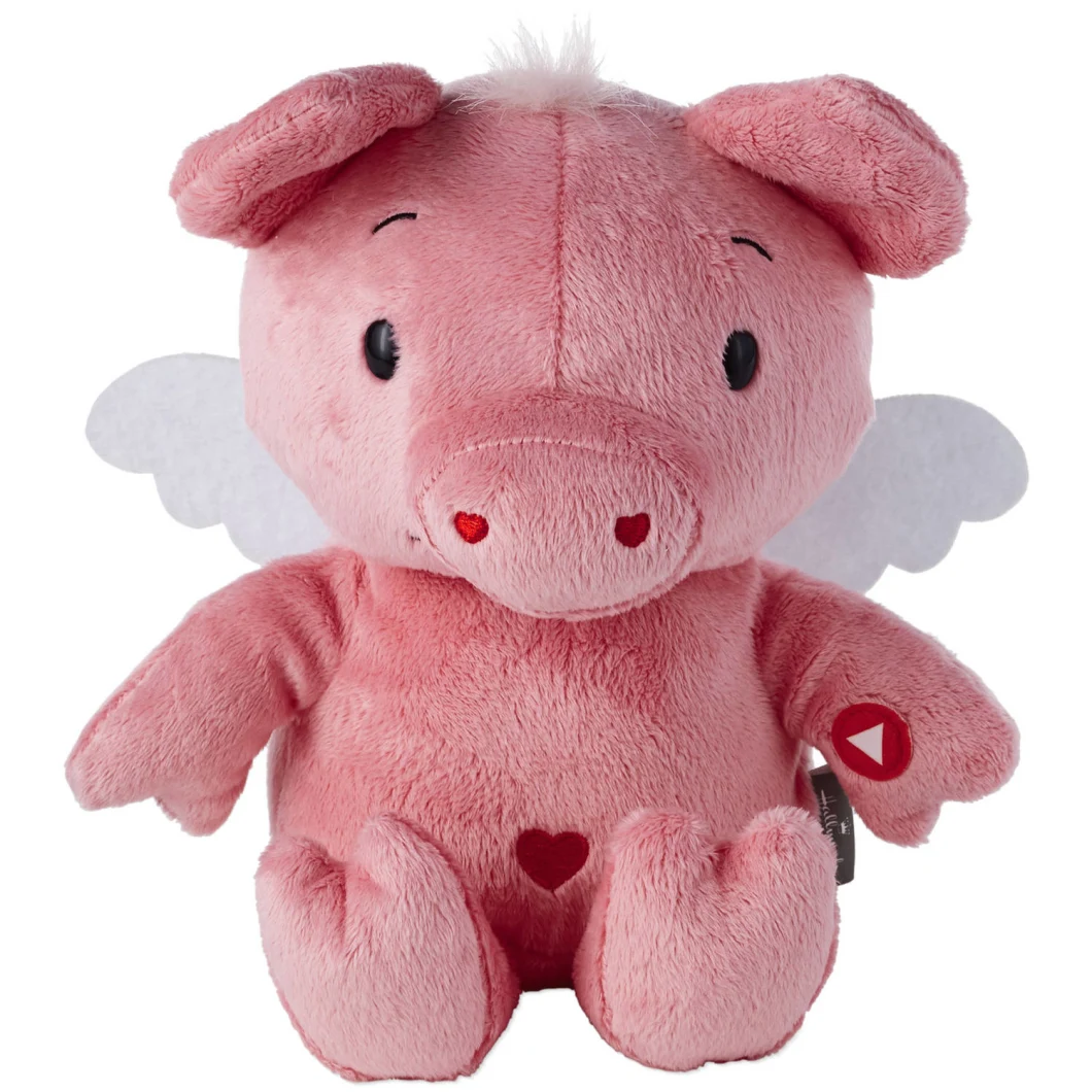 Plush Pink Flying Pig Piggy Toys for Kids Custom Made