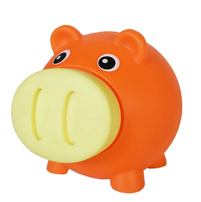 Promotional Cute Pig Shape Piggy Bank Plastic Piggy Bank Pig