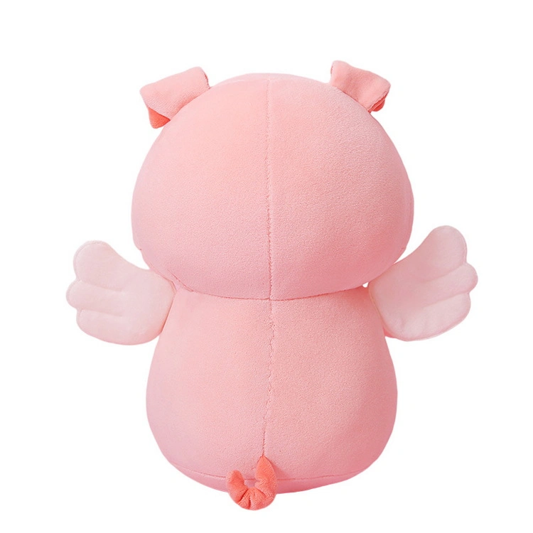 Wholesale 25cm Super Soft Cute Animal Toy Huggable Stuffed Plush Pink Pig