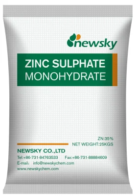 Idea Animal Nutrition Trace Element Feed Grade Fertilizer Promote Growth Zinc Sulphate Monohydrate