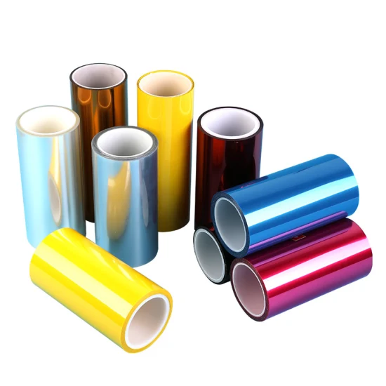 Factory Wholesale 0.075mm Yellow Pet Release Film 30-40g/40-50 High Quality Mylar Film