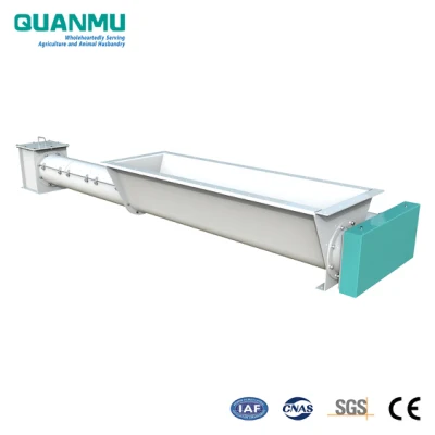 Cattle and Ruminant Animal Feed Powder or Pellet Material Sealing Tubular (Pipe) Spiral Conveyor with CE Certification