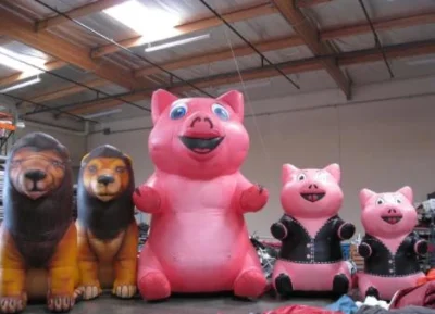 2023 New Giant Inflatable Lions and Pigs