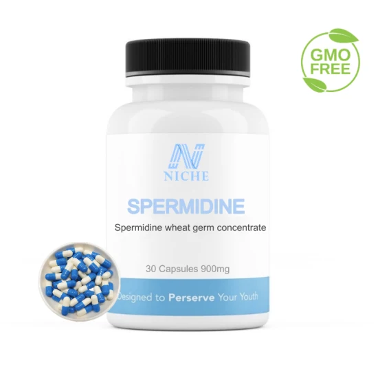 Third Party Tested Rich Wheat Germ Extract to Activate Cellular Renewal Spermidine Vegan Dietary Supplements