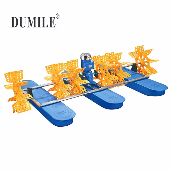 Single Phase or 3 Phase Reliable Supplier Fish Shrimp Aerator Oxygen Machine Paddle Wheel Aerator for Aquaculture